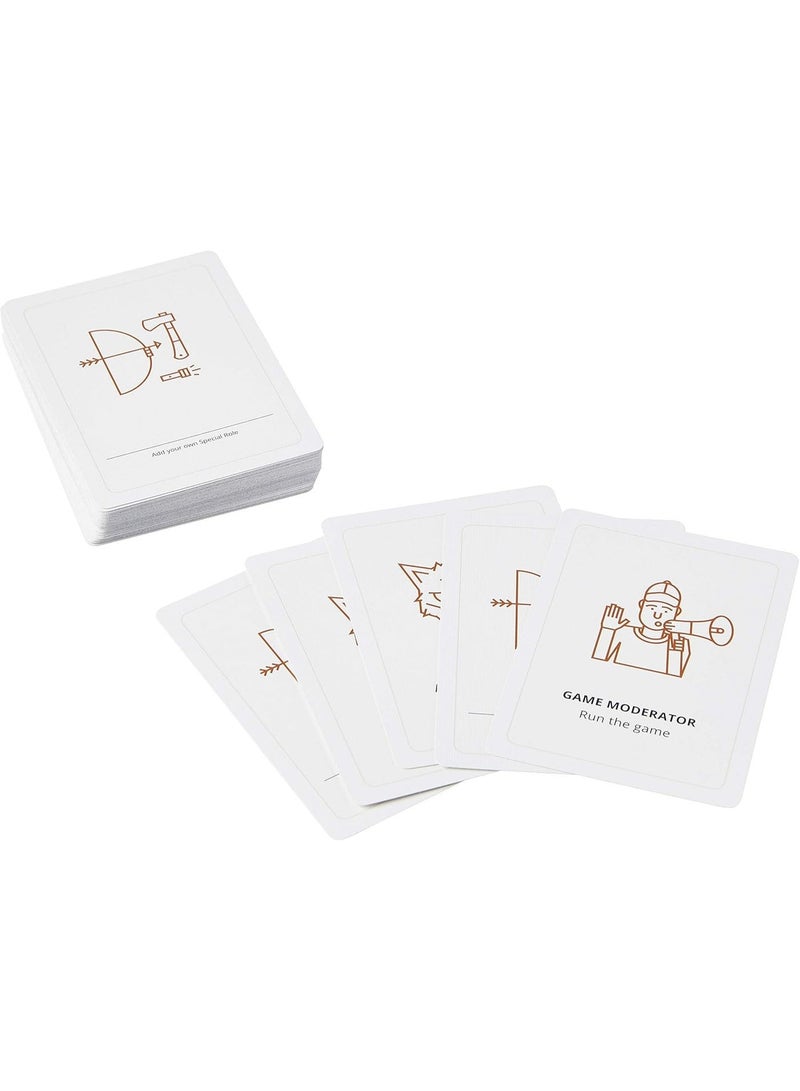Werewolf Party Game - 40pcs Card Set for 2-35 Players, Classic Social Deduction Game with Lies & Deceit - Image 3